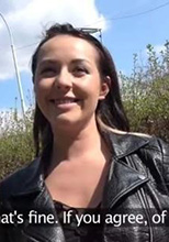 歐美露天愛愛   PublicAgent Carolina Star Russian Fucked on a Car for Money