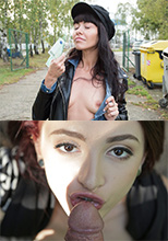 歐美露天愛愛   PublicAgent Sasha Colibri Mouthful of cum for sexy brunette