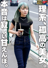 理系、孤高の美女。本音は寂しい甘