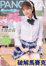 爽やかな笑顔とはギャップすぎる濡れ染みパンチラで全力誘惑してくる小悪魔生徒会長 川口桜
